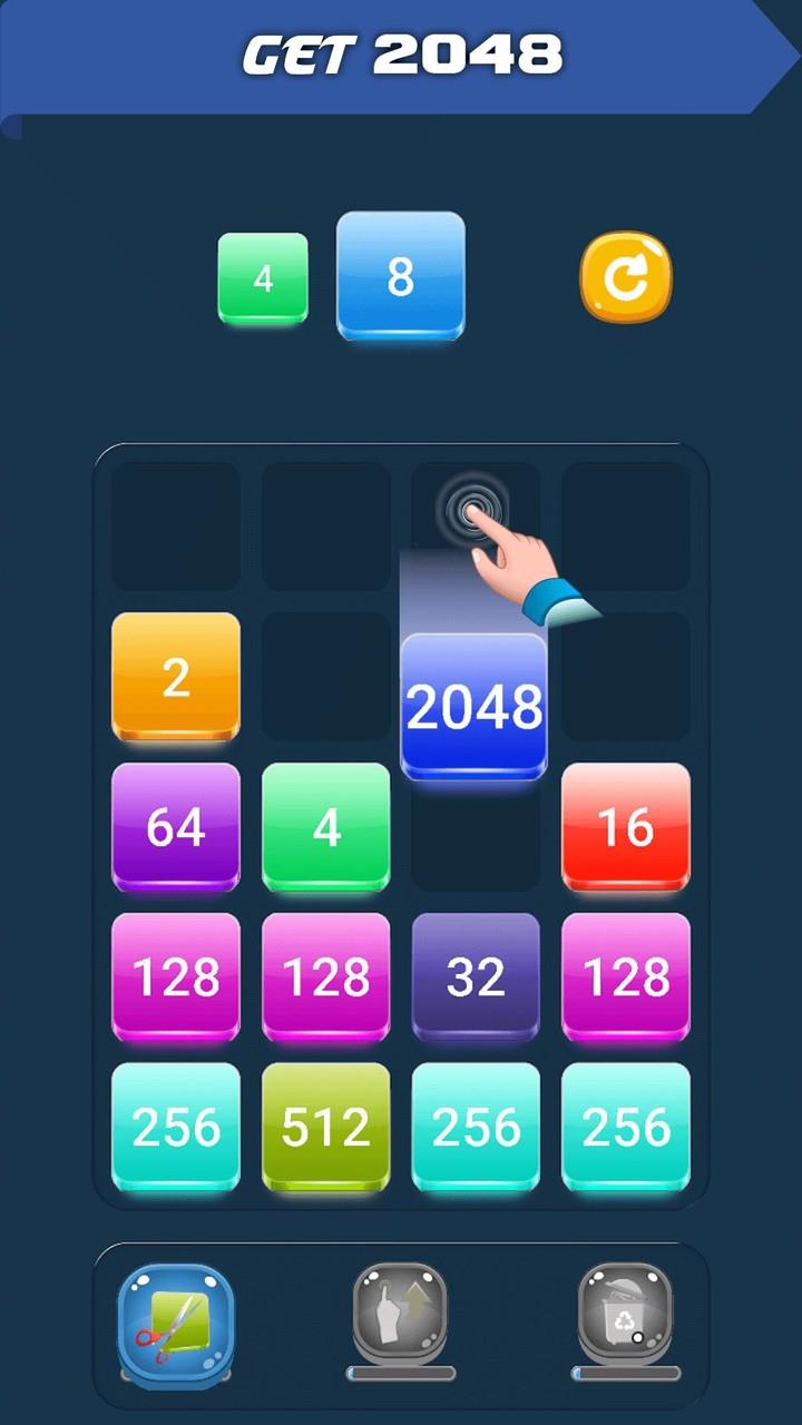 Drop Merge Blocks: 2048 Puzzle Screenshot5