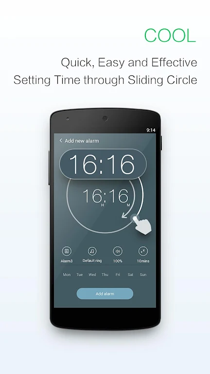 iDO Alarm Clock(ring on time) Screenshot2