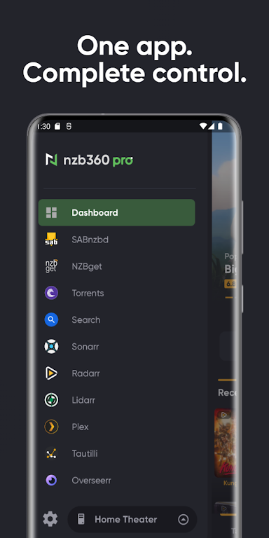 nzb360 - Sonarr / Radarr / SAB Screenshot1