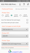 ESC POS USB Print service Screenshot1