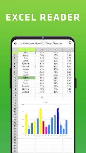 Edit Excel Spreadsheets Reader Screenshot4