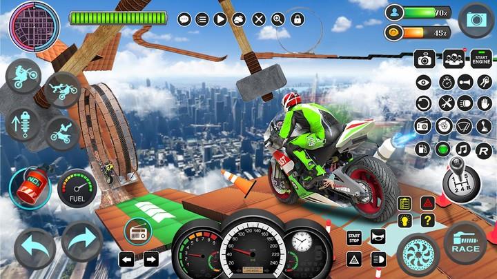 Mega Ramp Bike Stunts Games 3D Screenshot2