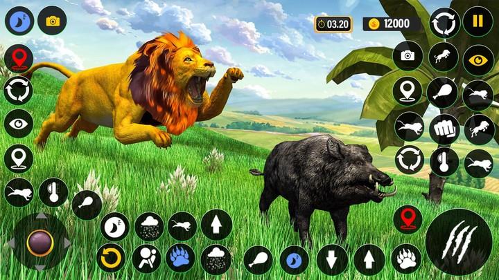 Lion Games 3D: Jungle King Sim Screenshot4