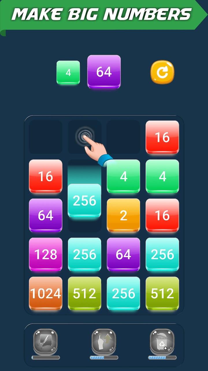 Drop Merge Blocks: 2048 Puzzle Screenshot2