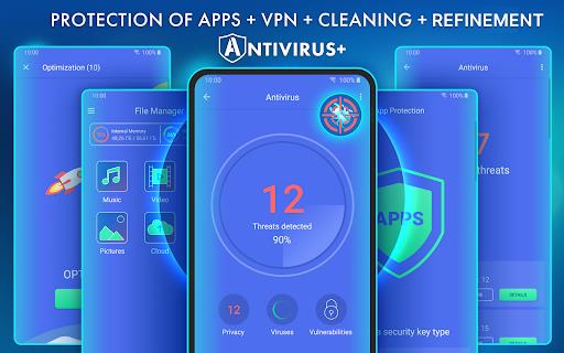 Antivirus - Cleaner + VPN Screenshot1