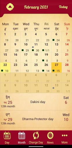 Drukpa Lunar Calendar Screenshot2