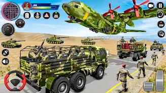 Army Vehicle Transporter Truck Screenshot3