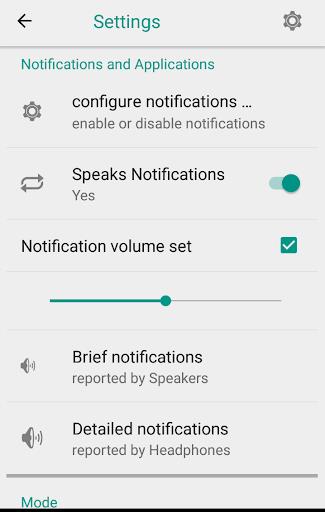 Spoken notifications Screenshot4