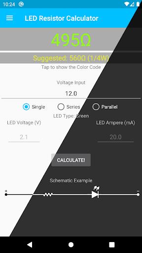 LED Resistor Calculator Screenshot1