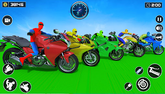 Superhero Bike Stunt: Bike Sim Screenshot3