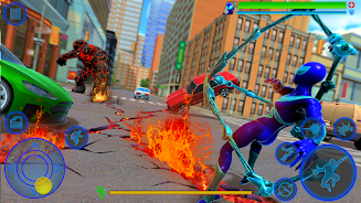 Spider Hero Flying Fight Game Screenshot3