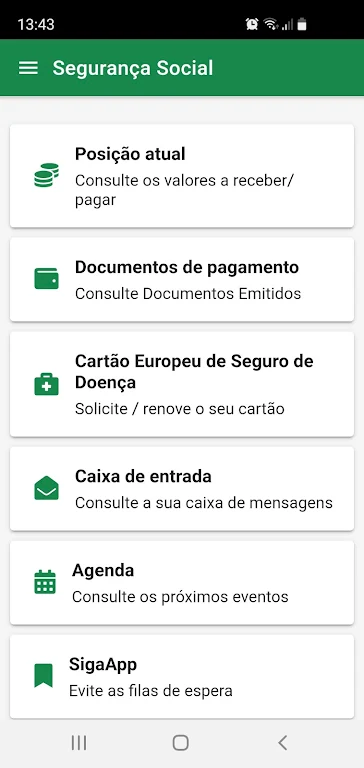 Segurança Social Screenshot3