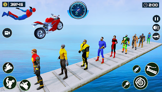 Superhero Bike Stunt: Bike Sim Screenshot5