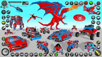 Dino Car Robot Transform Games Screenshot2