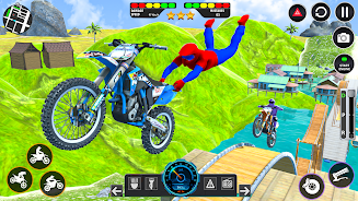 Superhero Bike Stunt: Bike Sim Screenshot2