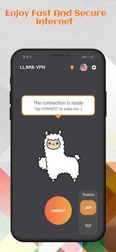 Llama VPN: Unlimited VPN Proxy Screenshot1