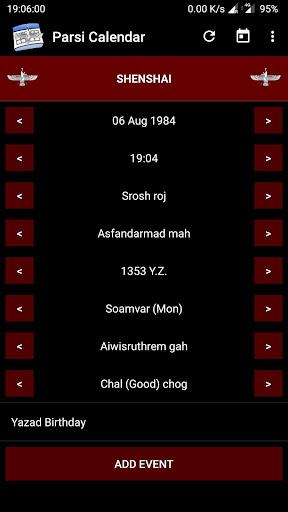 Parsi Calendar Screenshot1