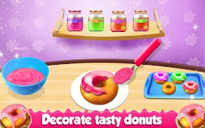 Donut Maker Girls Cooking Game Screenshot5