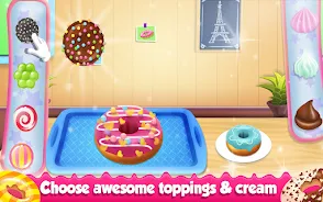 Donut Maker Girls Cooking Game Screenshot2