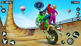 Superhero Bike Stunt: Bike Sim Screenshot4