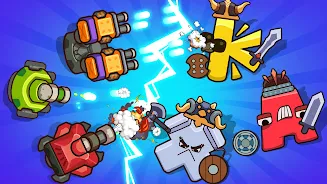 Alphabet Defense Towers Battle Screenshot2