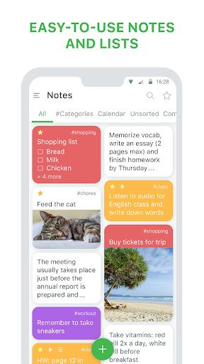 Notes - notepad and lists Screenshot1