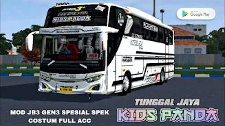 Mod Bussid STJ Kids Panda Screenshot1