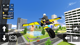 Flying Motorbike Simulator Screenshot2