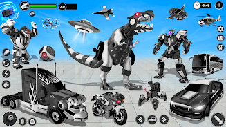 Dino Car Robot Transform Games Screenshot4