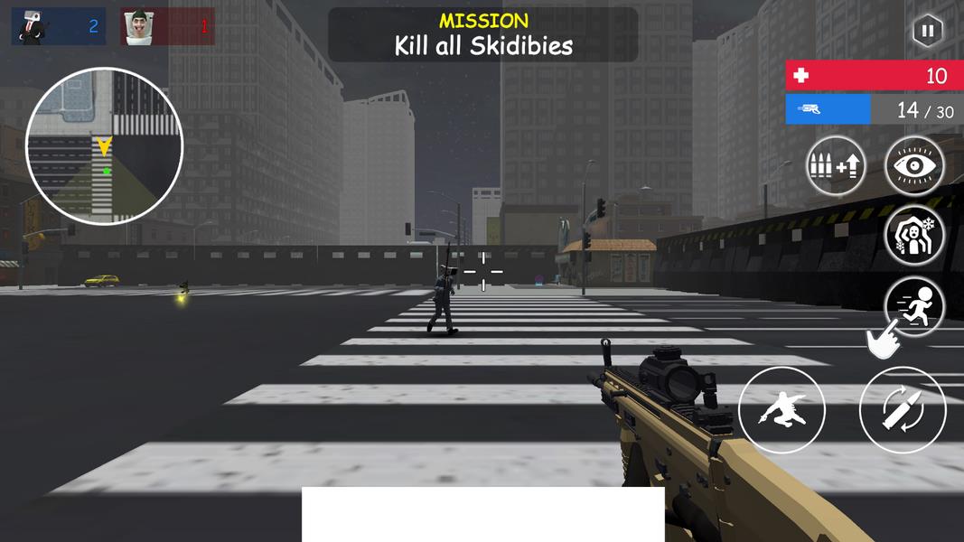 Shoot Skibd Toilet Survival.io Screenshot2