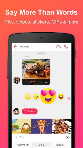 JusTalk - free video calls and fun video chat app Screenshot1