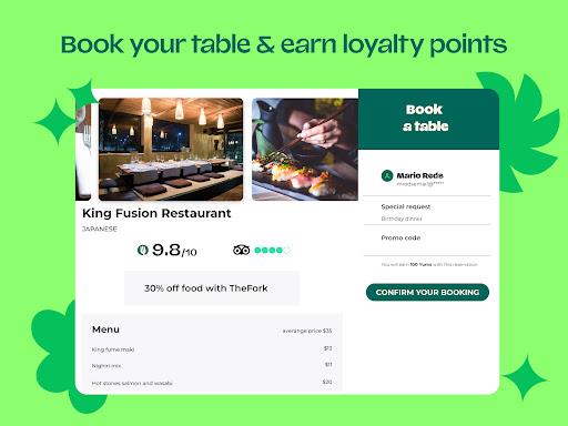 TheFork - Restaurants booking Screenshot1