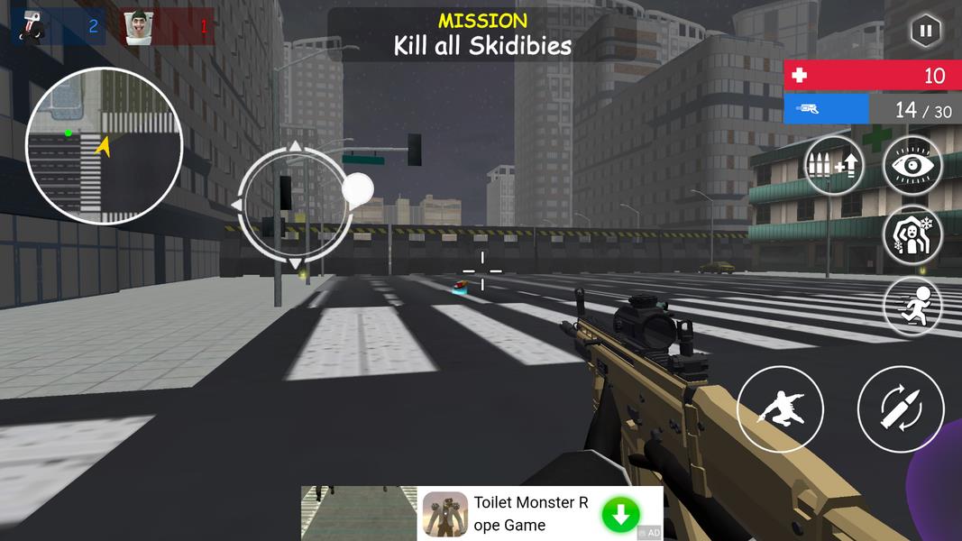 Shoot Skibd Toilet Survival.io Screenshot7