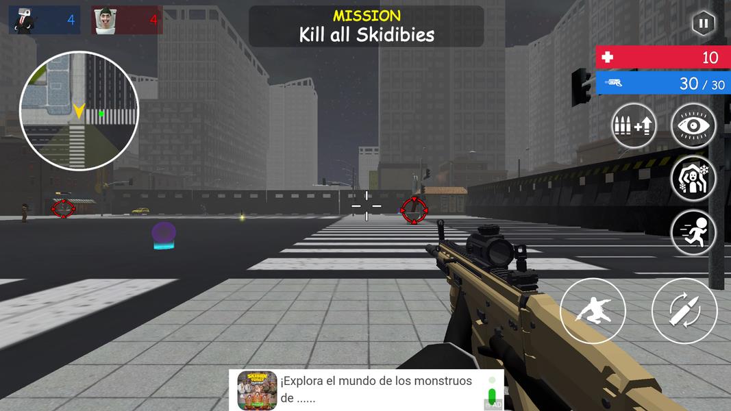 Shoot Skibd Toilet Survival.io Screenshot3