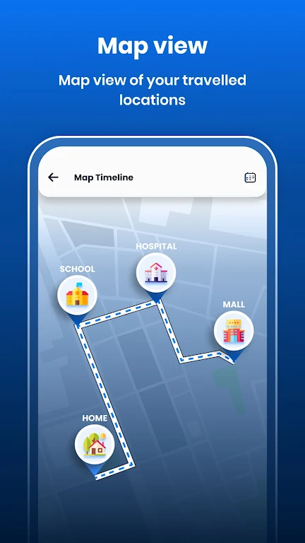 My Location Timeline on Map Screenshot4
