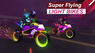 Light Bike Flying Stunts Screenshot4