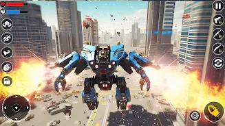 Robot Car Transformer Games 3D Screenshot8