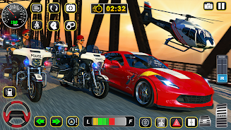 Bike Chase 3D Police Car Games Screenshot5