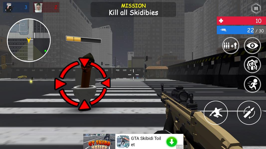 Shoot Skibd Toilet Survival.io Screenshot6