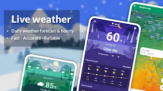 Live weather: Forecast, widget Screenshot1