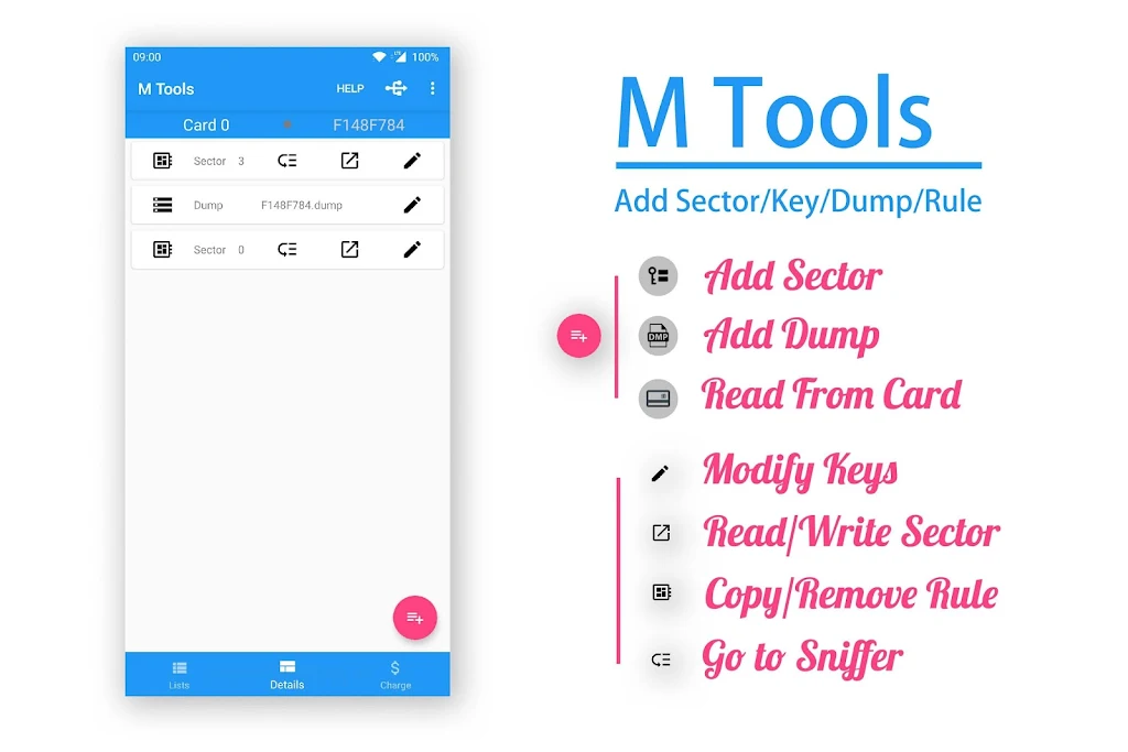 MTools - Mifare ACR122 PN532 Screenshot2