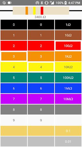 Resistor calculator Screenshot3