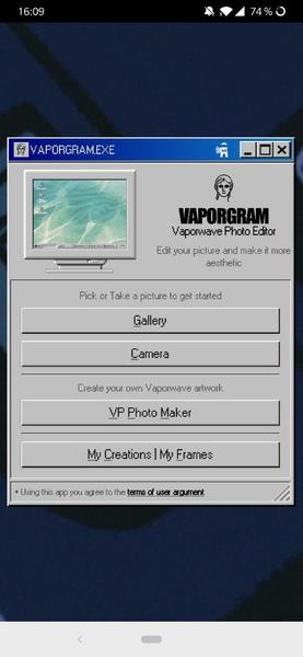 Vaporgram Screenshot1