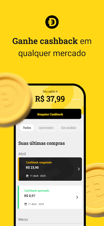 Dinerama - Cashback em qualquer supermercado Screenshot2