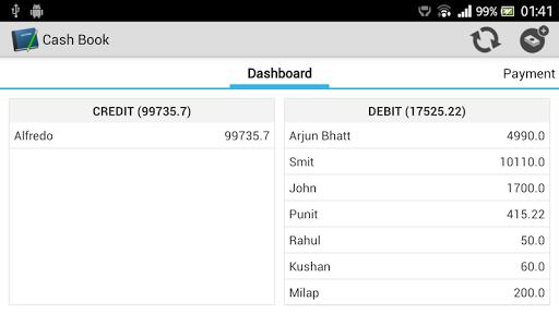 Cash Book Screenshot1