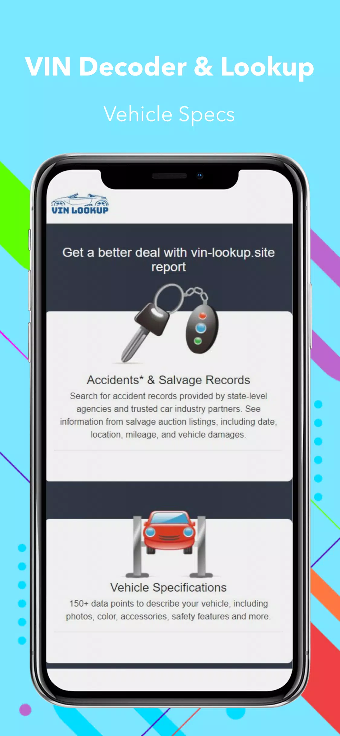 VIN Lookup: Vin Lookup App - Check Any VIN Report Screenshot3