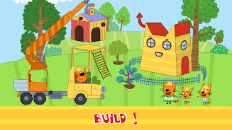 Kid-E-Cats Cars, Build a house Screenshot5