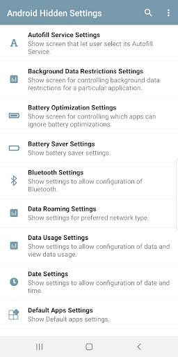 Android Hidden Settings Screenshot2