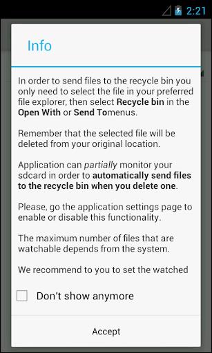 Recycle Bin Screenshot4