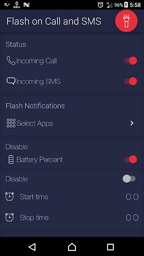 Flash on Call and SMS Screenshot1